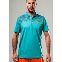 VÊTEMENTS de paddle-tennis POLO Green Grid