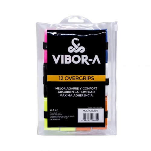 Bolsa Vibora Liso Multicolor 12 Overgrips