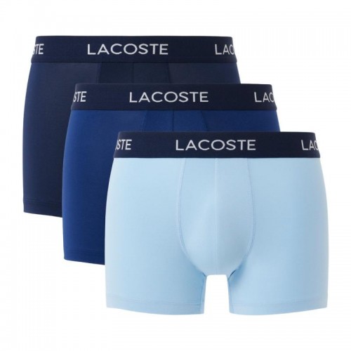 Boxer Lacoste Pique Bleu Marine 3 Unités Boxer Lacoste Pique Bleu Marine 3 Unités
