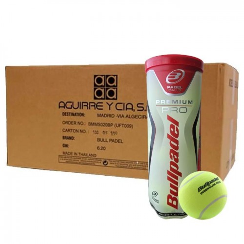 Cajon 72 Pelotas - 24 Bateaux de 3 pieces - Bullpadel Premium Pro Cajon 72 Pelotas - 24 Bateaux de 3 pieces - Bullpadel Premium Pro