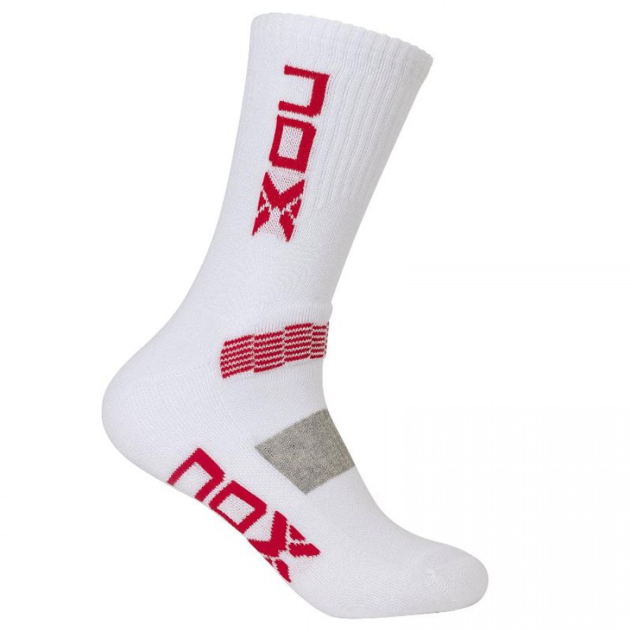 Chaussettes Nox Pro Blanc Rouge