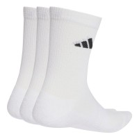 Calcetines Adidas Essentials Crew Blanco 3 Pares
