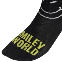 Meias Adidas Smiley Cinza Amarelo 3 Pares