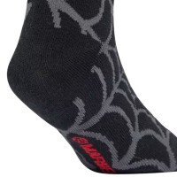 Meias Adidas Spiderman Branco Vermelho Preto 3 Pares