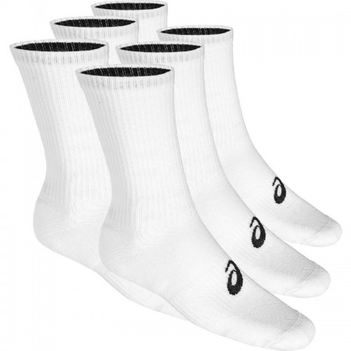 Asics Crew White Socks 6 Pairs Asics Crew White Socks 6 Pairs
