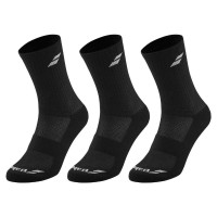 Babolat Medium Black Socks 3 Pairs