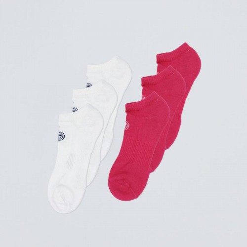 Socks Bidi Badu No Party XXL No show Move Pink White 6 Pairs Socks Bidi Badu No Party XXL No show Move Pink White 6 Pairs