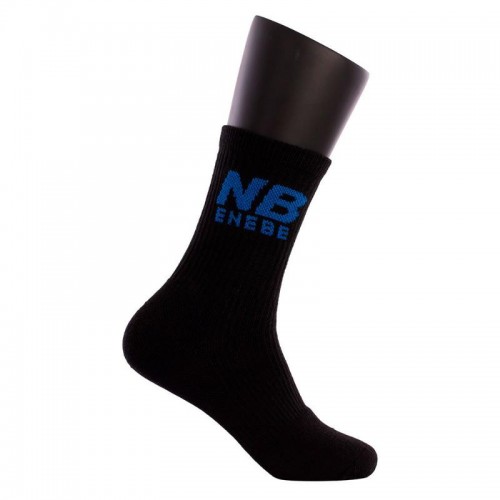 Enebe Revolution chaussettes noires bleues mi-mollet, paire 1 paire
