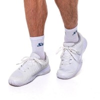 Calcetines Siux Reveal Caña Media Blanco Aguamarina 2 Pares
