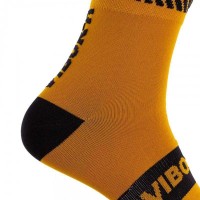 Calcetines Vibora Kait Caña Media Oro Negro 1 Par