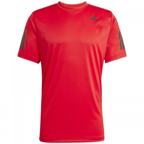 Camiseta Adidas Club 3 Stripes Rojo Negro Camiseta Adidas Club 3 Stripes Rojo Negro