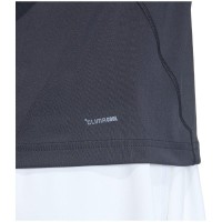 Camiseta Feminina Antracito Preta do Adidas Club