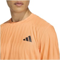 Camiseta Preta Laranja Adidas Freelift
