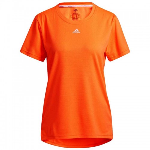 T-shirt femme Adidas Necessi orange fluorescent T-shirt femme Adidas Necessi orange fluorescent