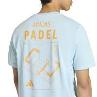 Camiseta Adidas Padel Graphic Azul Celeste
