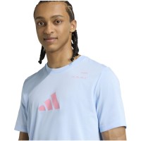 Camiseta Adidas Padel Graphic Azul Claro