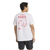 Camiseta Adidas Padel Graphic Blanco