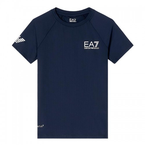 T-shirt Armani EA7 Ventus 7 bleu marine pour femmes