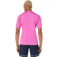 Camiseta Asics Luta SS Top Rosa Sakura