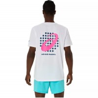 Camiseta Asics Padel Court Graphic SS Top Blanco