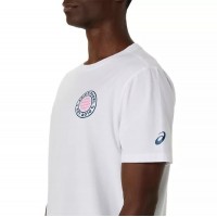 Camiseta Asics Padel Court Graphic SS Top Blanco