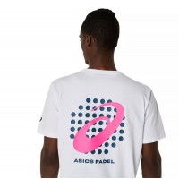 Camiseta Asics Padel Court Graphic SS Top Blanco