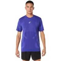 Camiseta Asics Road Sem Costuras SS Top Purpura