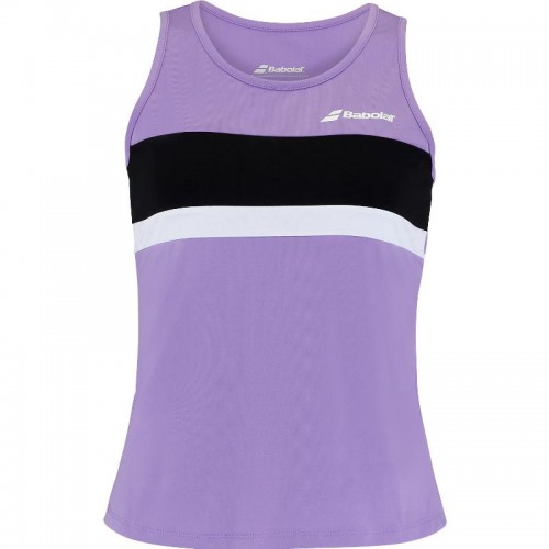 Camiseta feminina Babolat Padel Lavender Camiseta feminina Babolat Padel Lavender