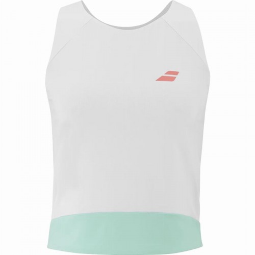 Camiseta Branca Feminina Babolat Perf