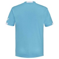 Camiseta Babolat Play Crew Azul Cian