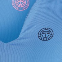 Camiseta Bidi Badu Colortwist V-Neck Azul Mujer