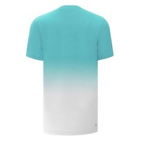 Camiseta Bidi Badu Crew Gradiant Aqua Blanco Junior