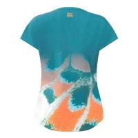 Camiseta Bidi Badu Melbourne Capsleeve Petroleo Naranja Junior