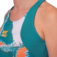 Camiseta Bidi Badu Melbourne Petroleo Naranja Mujer