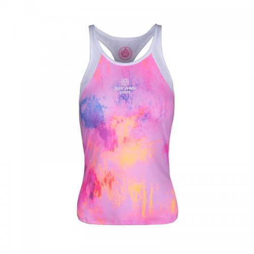 T-shirt Bidi Badu Padel Aluna Pink White T-shirt Bidi Badu Padel Aluna Pink White