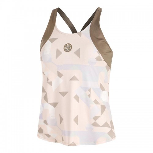 Camiseta Bidi Badu Paris Beige Mujer