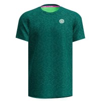 Camiseta Bidi Badu Spike Crew Deux Couleurs Vert Fonce