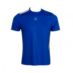 T-shirt nera blu corona rock