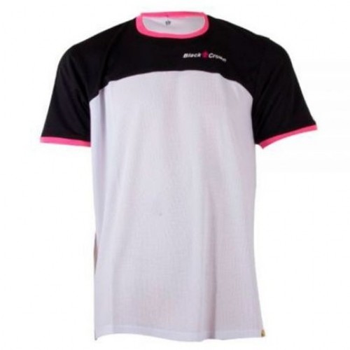Camiseta Black Crown Boom Blanco Negro Junior