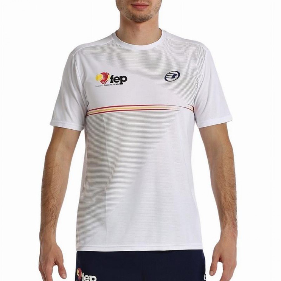 Camiseta Bullpadel FEP Fang Blanco