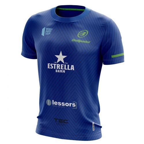 Camiseta Bullpadel Maxi Sanchez WPT Tanos Azul Real Junior 2019