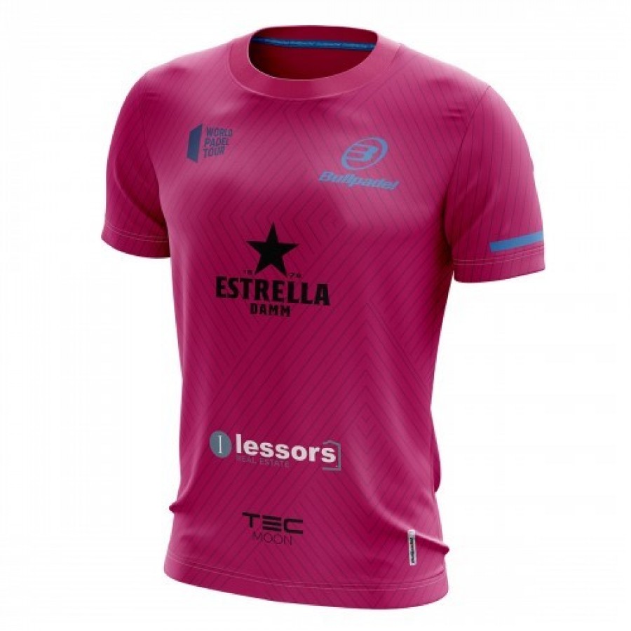 T-Shirt Bullpadel maxi Sanchez WPT Tanos fraise Junior 2019