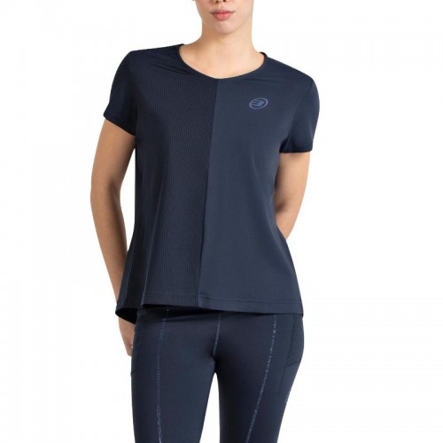T-shirt bleu marine Bullpadel Pasiro