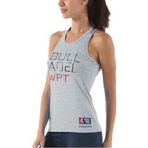 T-shirt gris bretelles Bullpadel Zamar