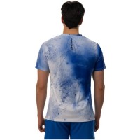 Camiseta Drop Shot Jon Sanz Aker Imprimer Azul