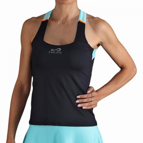 Camiseta Endless Cross Negro Aqua