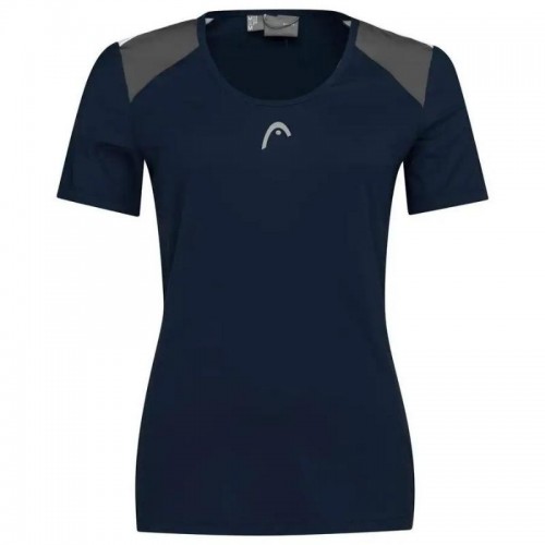 Head Club 22 Tech T-Shirt Femme Bleu Marine