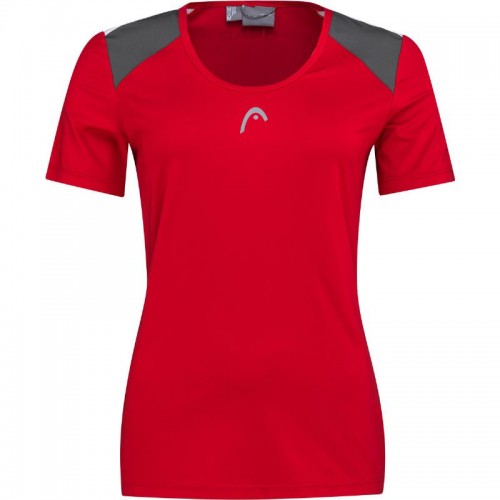 Head Club 22 Tech Rouge T-Shirt Femme
