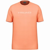 T-shirt orange Mouvement de la tête