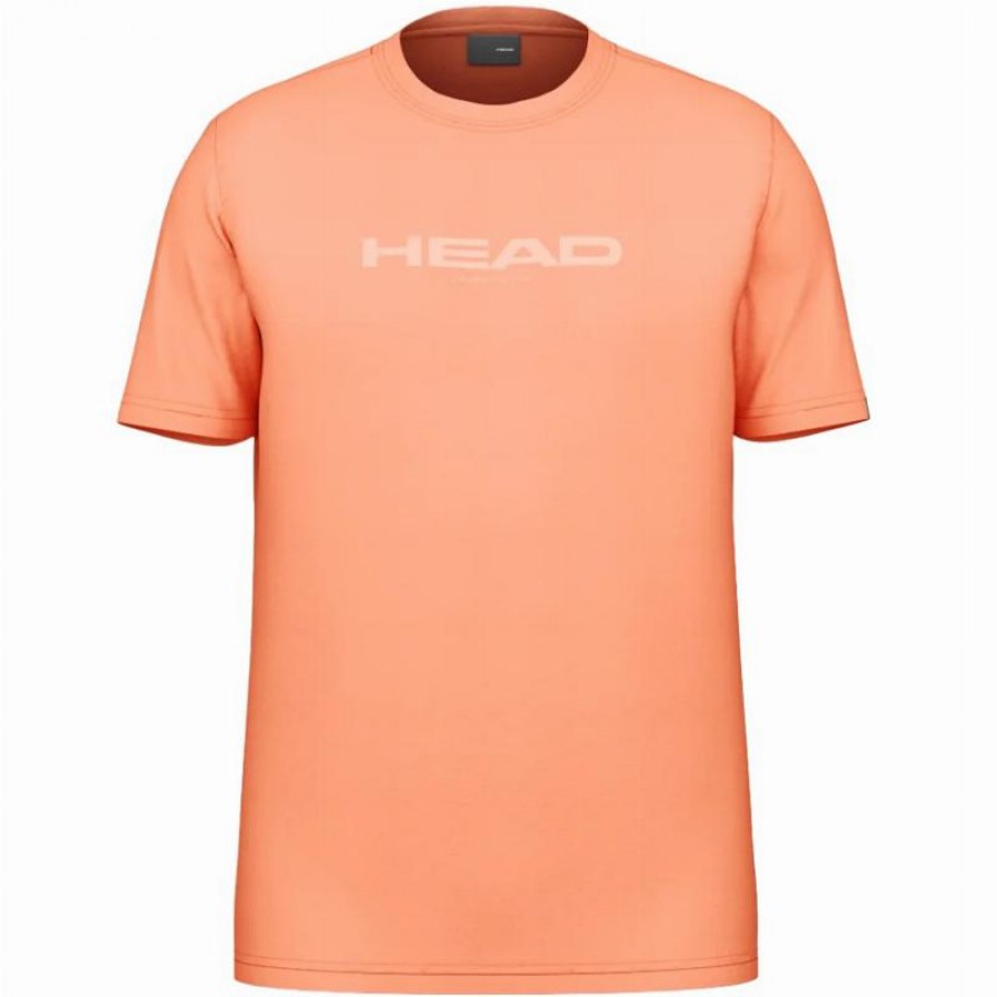 T-shirt orange Mouvement de la tête